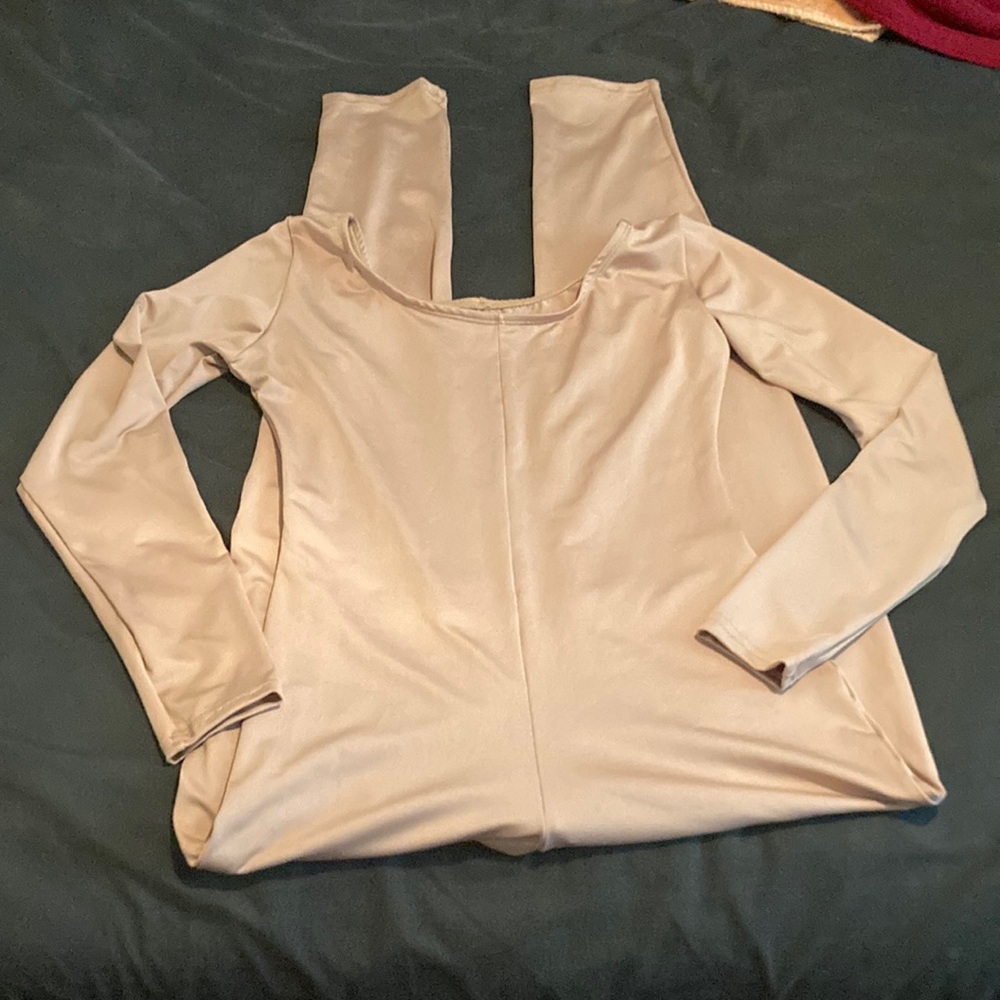 Nude Full Length Bodysuit